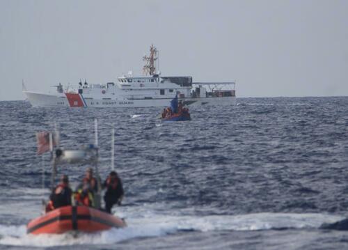 Intercepted Mexican Fishing Boat Smuggling Migrants Rams Coast Guard Boat, Prompting Machine Gun Fire, Arrests